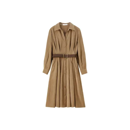 SENTUBILA Длинное платье с длинными рукавами женское