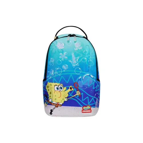 SPRAYGROUND ×SpongeBob SquarePants Губка Боб, Коллаборация Оксфорд Рюкзак Мини Унисекс Синий