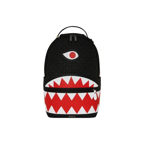 SPRAYGROUND Рюкзак из искусственной кожи унисекс черный красный