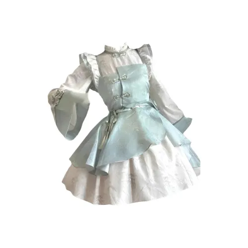 Meter Китайский стиль Лолита Улучшенный Чэнсам Ханьфу Девичий