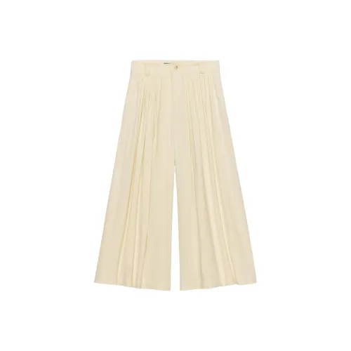 ZARA ZW Series Белые Женские Повседневные Штаны