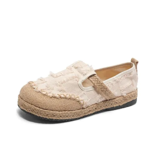 TAFN Espadrilles White Women's