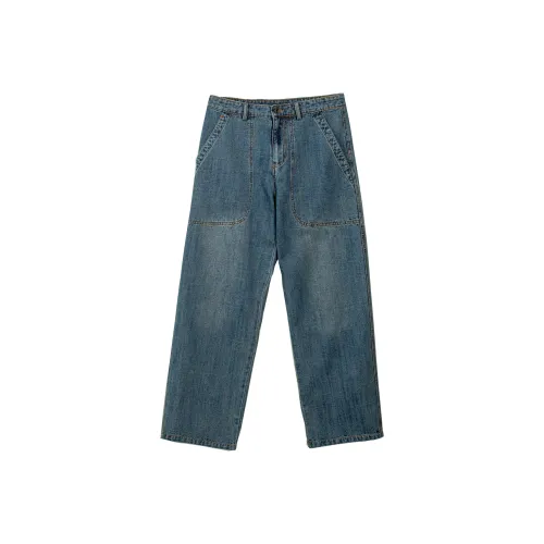 JILI Blue Unisex Jeans JILI Синий Унисекс Джинсы