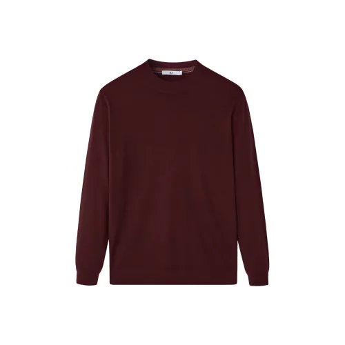 HLA Темно-красный J5 Мужской Трикотаж