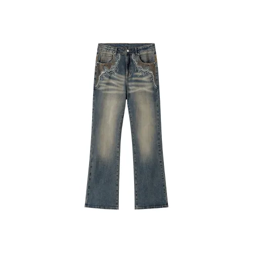 XINYINSU 25FW Джинсы Унисекс Парный