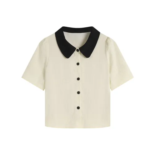 Migu Абрикос Женские Рубашки