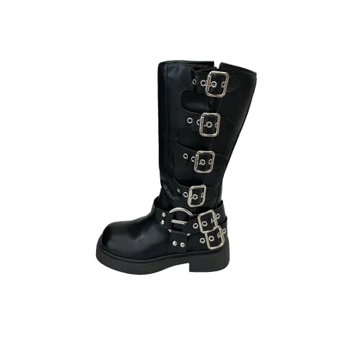 Dawei's House Женские сапоги на высоком каблуке с высоким коленом коробка