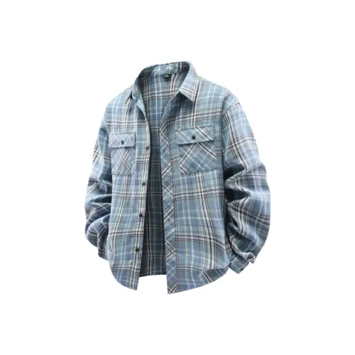 Red Bean Длинный рукав Шифоновая рубашка Унисекс