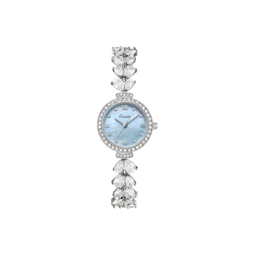 Kimio Golden Beige Euro Кварцевый механизм Часы Женские часы Жемчужная раковина Циферблат часов