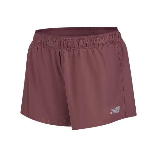 New Balance Pink Red Женские Спортивные Шорты