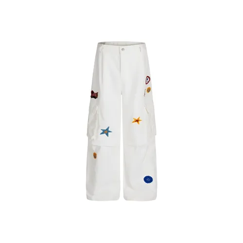 YINLEI Белые Женские Карго Брюки