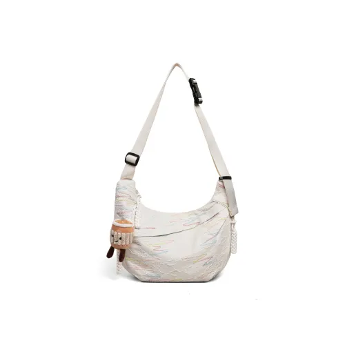 PT'SON Ткань Сумка через плечо Стандартная Женская Белая