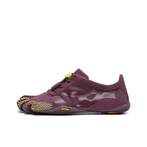Vibram KSO EVO Тренировочные кроссовки Низкий верх Темно-фиолетовый/Лаймово-зеленый Женские