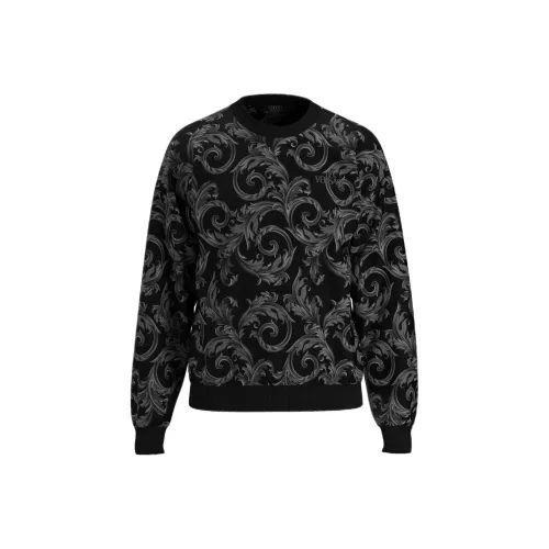 VERSACE Мужские черные свитшоты