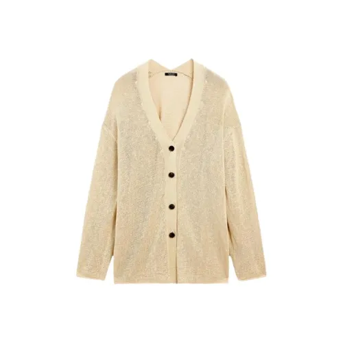 Massimo Dutti Желтый Женский Трикотаж