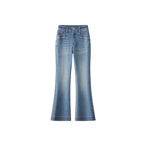MAREA VESUVIO Blue Women's Jeans MAREA VESUVIO Синий Женские Джинсы