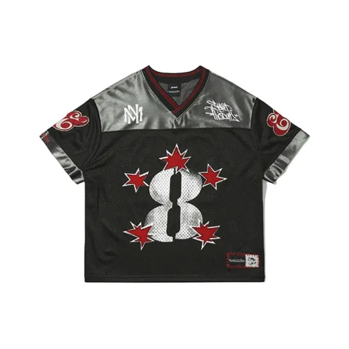 Mitchell Ness Черный Унисекс Футболки