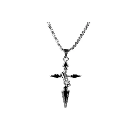 FUYOU Ожерелья из титанового сплава Унисекс