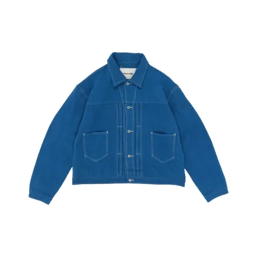 Story Mfg Blue Unisex Jackets Story Mfg Синие унисекс куртки