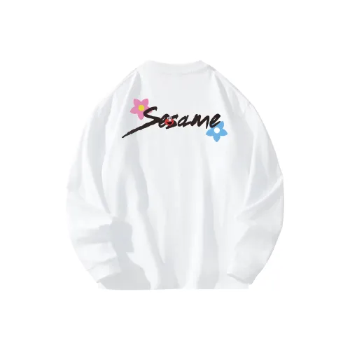 Улица Сезам Длинный рукав Т-рубашка Унисекс