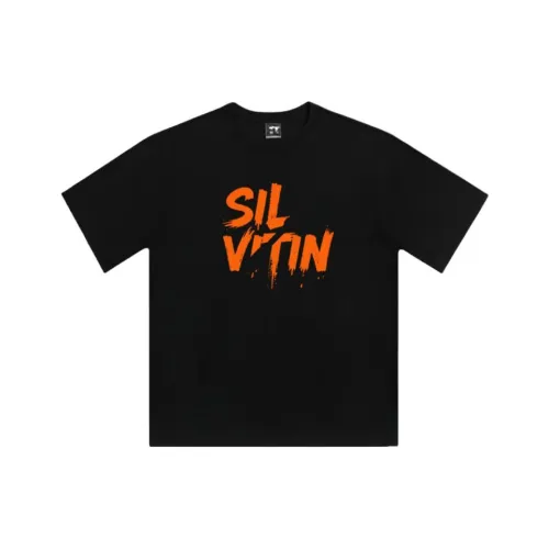 SIL VITIN Черный Унисекс T-рубашки