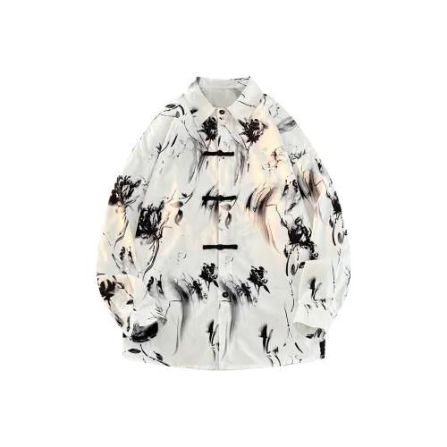 HATCHESSEL K4202 Чернила Лотос Мужская Рубашка