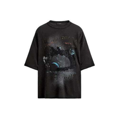 ZARA Мужские черные T-рубашки