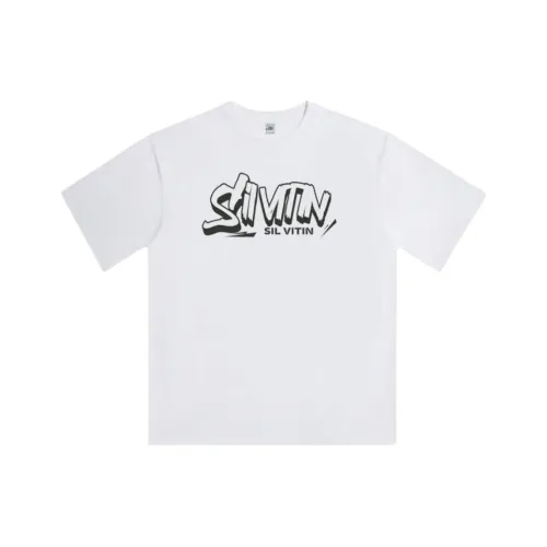 SIL VITIN Белый Унисекс T-рубашки