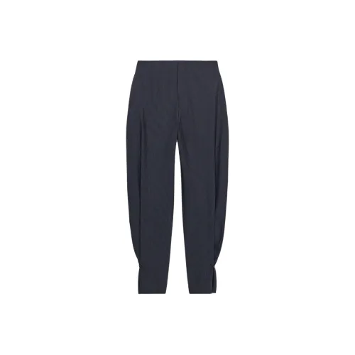 ZARA ZW Series Морской синий Женские Повседневные брюки