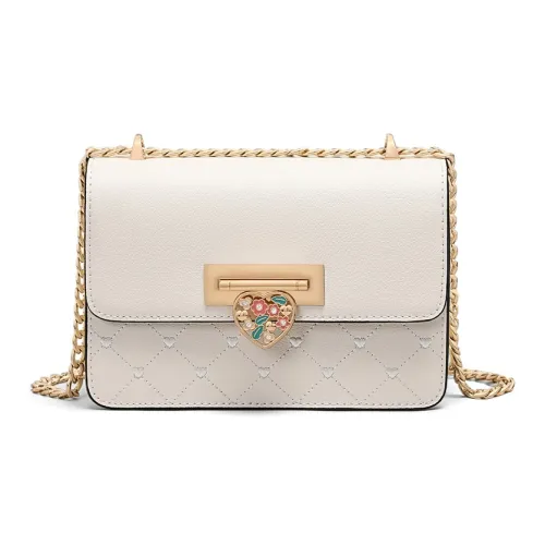 Crtnzo Kroez Коровья кожа Сумка через плечо Стандартная Женская Белая