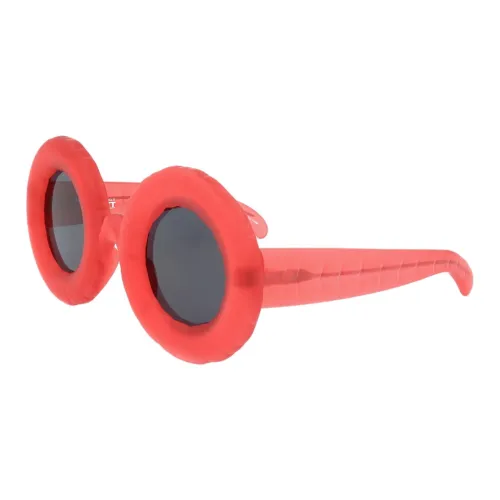 Linda Farrow Ацетат Круглые Солнцезащитные очки Женские Красные