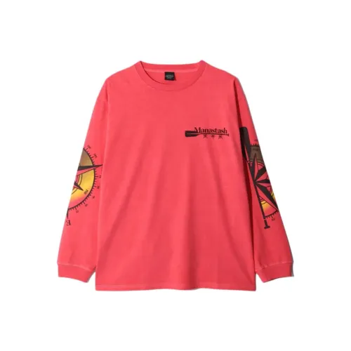 Manastash Red Мужская T-Рубашка