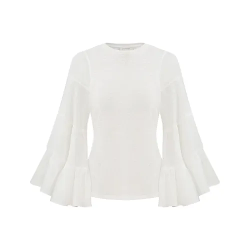 Zimmermann Айвори Белый Женская T-Рубашка