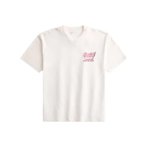 Hollister Белая Мужская T-Рубашка