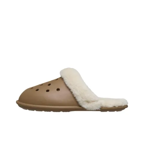 Crocs Устойчивые к истиранию Домашние тапочки Унисекс Коричневый