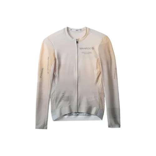 MAAP Длинный рукав Велосипедная одежда Женская Желтая