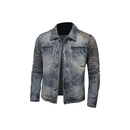 TAOKK Винтаж Унисекс Джинсовые Куртки