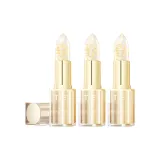 Сияющий золотой бальзам для губ, 3 палитры
