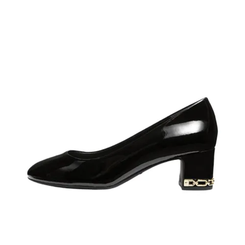 MICHAEL KORS Июнь Fle Грубый каблук Высокие каблуки 5 см Женские Черный