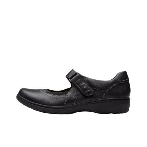 Clarks Carleigh Madi Платформа Туфли Мэри Джейн 3,5 см Женские Черные