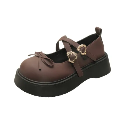 Worm's Home Платформа Туфли Мэри Джейн Женские