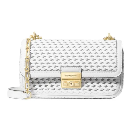 MICHAEL KORS Кожа Портативный Crossbody Сумка через плечо Маленькая Женская Оптический Белый