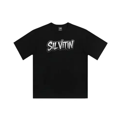 SIL VITIN Черный Унисекс T-рубашки