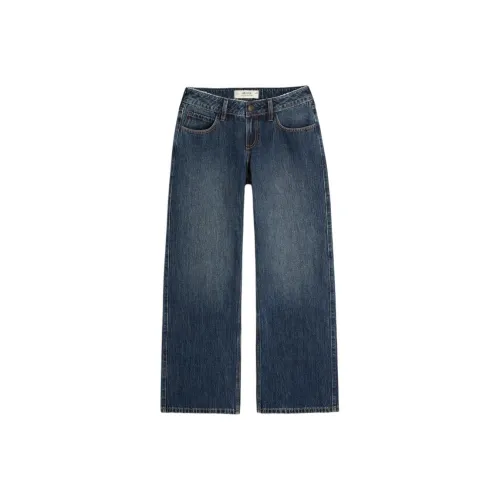 Hollister Blue Women's Jeans Hollister Синий Женские Джинсы