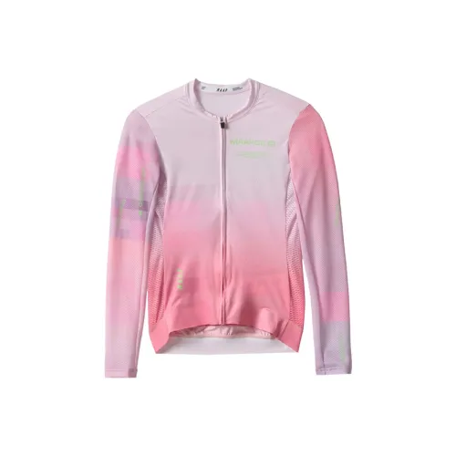 MAAP Длинный рукав Велосипедная одежда Женское кольцо Розовый