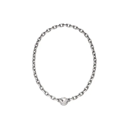 EMPORIO ARMANI Нержавеющая сталь Мужские ожерелья Серебряные