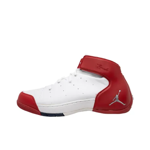 Jordan Melo 1,5 Винтажные баскетбольные кроссовки Мужской Красный Белый