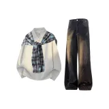 Комплекты одежды (Белый + Серый + Черный)