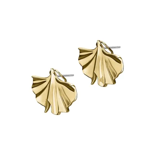 EMPORIO ARMANI Серьги с металлическими заклепками женские золотые