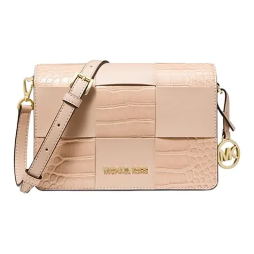 MICHAEL KORS Mercer PU (полиуретан) Маленькая квадратная сумка сумка через плечо маленькая женская нежно-розовая